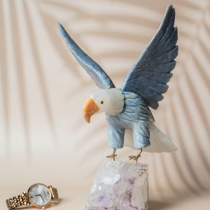 Handcrafted Stone Bird Sculpture | Luxury Gift & Decor - Image 3