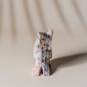 Natural stone owl figurine for home decor gifting