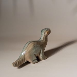 Hand-carved onyx stone dinosaur figurine